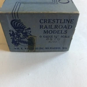 Vintage Crestline Railroad Models O Gauge 1/4 Scale 3870 Auto Train - Picture 1 of 4
