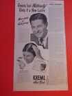 1948 KREML Hair Tonic Grooms Hair Naturally New Lustre vintage print ad