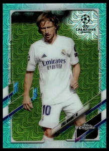 Topps UCL 2020-21 edición Japón #75 Luka Modric Aqua - Imagen 1 de 2
