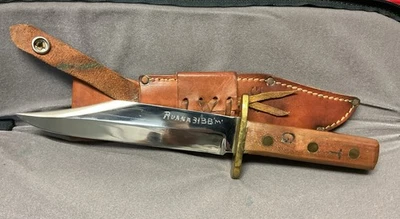 RH RUANA 31 BB BOWIE (M)“ Early American Model” W/SHEATH (SBS) Cooper Randall - Image 1 of 4