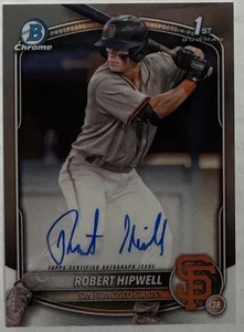 Robert Hipwell Bowman Chrome Auto Giants 2025 - Imagen 1 de 1