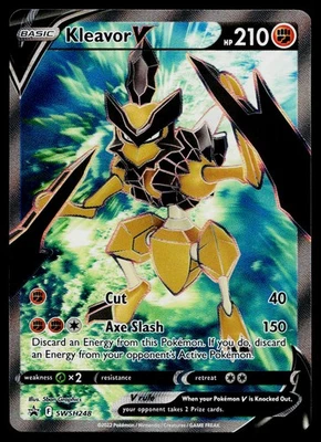 Kleavor V (Full Art) SWSH248 SWSH: Sword & Shield Promo Cards Promo - Image 1 of 2
