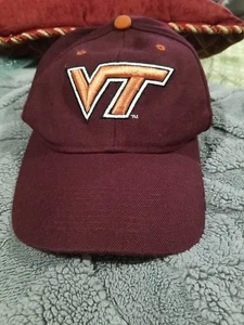 Virginia Tech AUTHENTIC Zephyr The Z Hat Vietnam Men's 7 1/4 ๐ - Picture 1 of 9