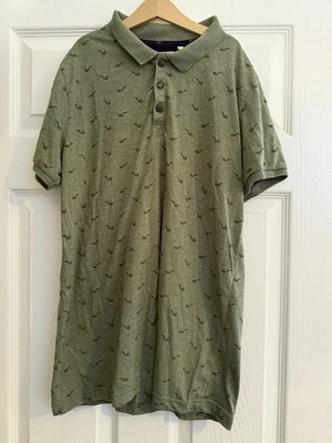 Polo Brave Soul Linux para hombre con estampado de pipa - verde talla mediana Foto 1 de 3