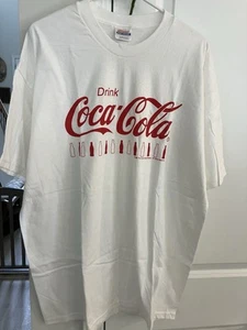 Vintage Coca Cola T-shirt-XL Hanes - Picture 1 of 4
