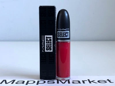 NIB MAC SELECT Retro Matte Liquid Lipcolour in PRIVATE RESERVE (Bright Pink Red) - Image 1 of 4