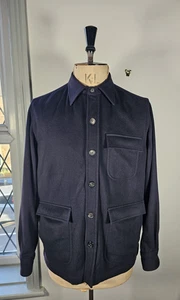 De Petrillo Overshirt Herren UK 42 / Large Wolle & Kaschmir EU 52 Tasche Freizeit - Bild 1 von 12