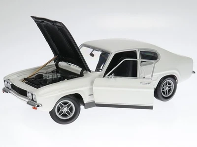Ford Capri MK1 RS 2600 1970 white diecast model car 150089078 Minichamps 1:18 - Image 1 of 4