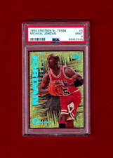 1994-95 SKYBOX EMOTION Michael Jordan ( BULLS ) PSA 9 N-TENSE INSERT Card #3!