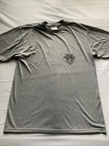 Physical Fitness Uniform Mens Grey short sleeve tee shirt size L - Picture 1 of 8