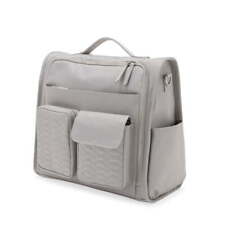 Nylon Convertible Diaper Bag Backpack, Gray