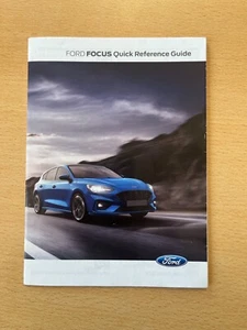 FORD FOCUS mk4 OWNERS QUICK REFERENCE GUIDE 2018-2022 HANDBOOK *FREE POSTAGE** - Picture 1 of 1