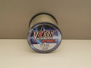 VICIOUS ULTIMATE FISHING LINE LO VIS GREEN 17LB ( NEW ) 740 YRDS - Picture 1 of 2