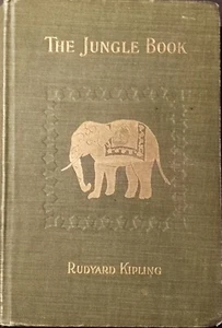 THE JUNGLE BOOK-1ST EDITION/FIRST PRINT-RUDYARD KIPLING-1894-NICE COLLECTIBLE! - Picture 1 of 11