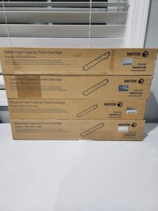 Xerox Phaser 7500 High Capacity Toner Cartridge Set Yellow Magenta Cyan, Black - Picture 1 of 1