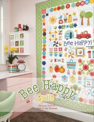 RILEY BLAKE Bee Happy Quilt Booklet by Lori Holt of Bee in my Bonnet