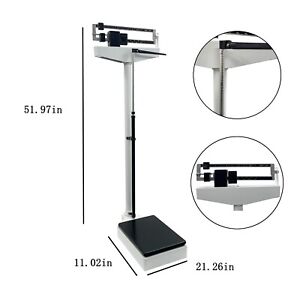 Double Ruler Height and Weight Scale Mechanical Multifunctional Measure Tool
