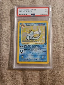 Pokemon Jungle Vaporeon Holo PSA 7 LOW POP WOTC CLEAN SHARP Vintage 1990er - Bild 1 von 3