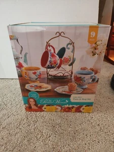 Nuevo juego de platos y tazas de mezcla floral para mujer pionera ¡sin usar y en caja! - Imagen 1 de 6
