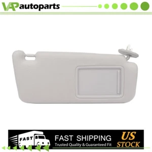 Left Driver Side Light Gray Sun Visor W/ Sunroof For Toyota Venza 2009-2016 - Picture 1 of 24