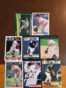 J. T. SNOW - **Lot of 8 Different ROOKIE CARDS** - Angels - (All NRMT-MINT) - Bild 1 von 1