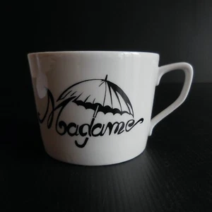 Bowl Cup Ceramic Porcelain Madame MONOPOLI Vintage Art Nouveau Italy N5060 - Imagen 1 de 12
