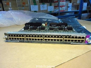 CARTE CISCO WS-X4248-RJ45V Catalyseur 4500 PoE 802.3af 10/100 48 ports (RJ-45) - Photo 1/3