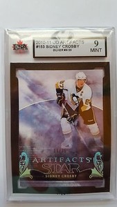 Sidney Crosby 2010-11 Artifacts Silver #9/25 Hockey Card KSA Graded 9!!