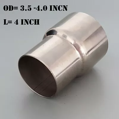 3.5"OD to 4.0"OD Reducer Pipe Connector Adapter Stainless Steel Foto 1 de 4