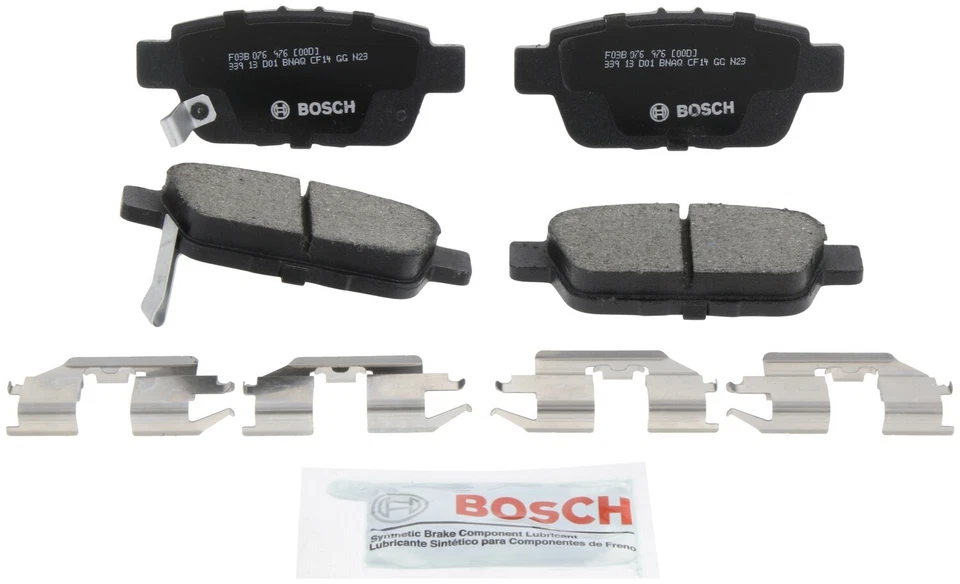 Pastilhas de freio traseiras de cerâmica Acura TL Bosch QuietCast 2009-2014 2010 2011 2012 - Imagem 1 de 4