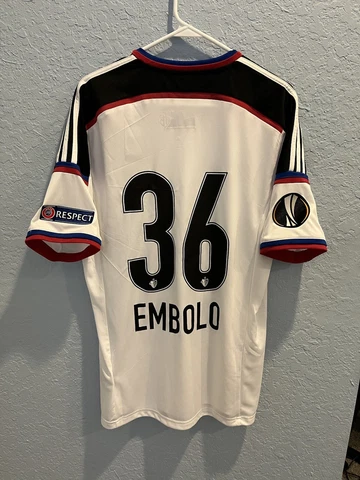 Adidas FC Basel Away 2015/16 Europa League Breel Embolo #36 Soccer Jersey Cover