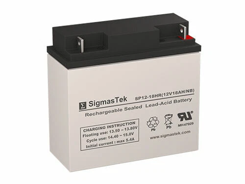 SigmasTek SP1218NB 12V Rechargeable Lead-Acid Battery