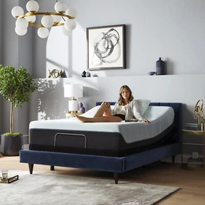 Adjustable Bed Frame Base With Wireless Remote Dual Motor For Twin XL - Picture 1 of 18