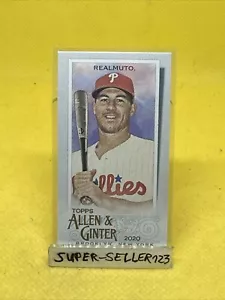 2020 Topps Allen & Ginter - J.T. REALMUTO / Phillies - Mini Tobacco Card #260 - Picture 1 of 3
