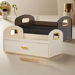 Makeup Organizer Countertop With Drawers Skincare Vanity Bathroom Organizer - Picture 1 of 12