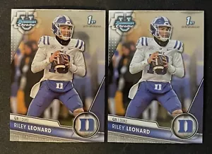 (2) Lotto 2023 Bowman University Chrome Riley Leonard 1° Bowman - Foto 1 di 2