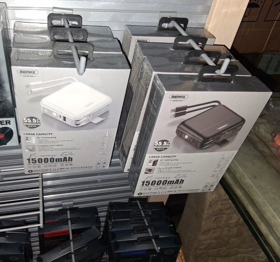 Remax 15,000mah Power Bank Portable Charger(Business Style) - Image 1 of 1