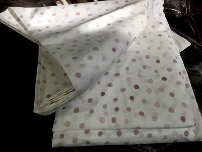 Yves Delorme France NWT Full/Queen Duvet Cover 100% Print Cotton Pompom Sureau - Image 1 of 4