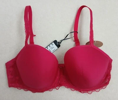 Fantasie Eclipse Underwire Moulded Balcony Red Bra FL9002 34E (New) - Image 1 of 4