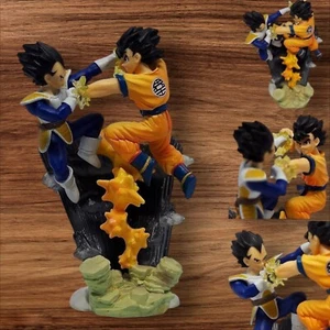Rare BANDAI Dragon Ball Z Imagination Figure HGIF PART 9 Son Goku vs Vegeta DBZ - Picture 1 of 1