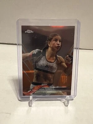 2018 Topps Chrome UFC Tecia Torres Orange /25 - Image 1 of 2