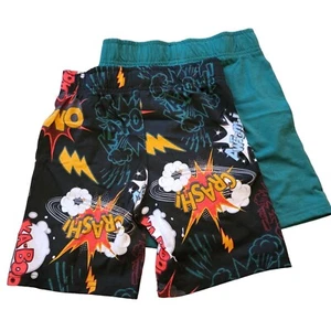 Garanimals Boys Shorts Comic Book Captions Set Black Green Boys Size 7 JJ3226 - Picture 1 of 4