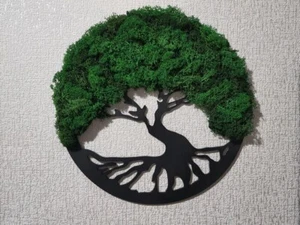 artistic panel Tree of Life. Author's handmade work. dark theme - Picture 1 of 4