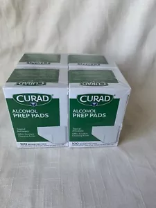 Curad Alkohol Vorbereitung Pads (Packung mit 4 Boxen), dicke Alkoholtupfer/OPERATION BRAUCHT GELD - Bild 1 von 4