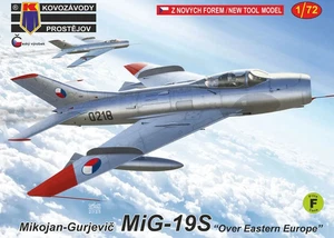 1/72 Fighter : Mikoyan Mig-19S "Over Europe"  [4 x Options] #0496 : KP MODELS - Picture 1 of 2