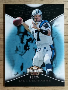 2009 Topps Triple Threads Sapphire #15 Jake Delhomme - Bild 1 von 2
