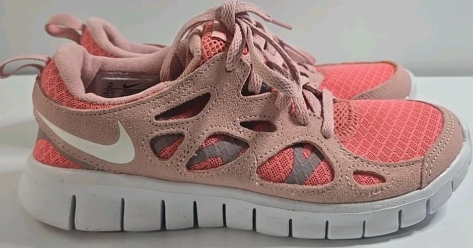 Nike Free Run 2 (GS) США размер обуви 4Y (DQ4712 600) розовый/глазурь «КОРОБКА БЕЗ КРЫШКИ» - Изображение 1 из 1