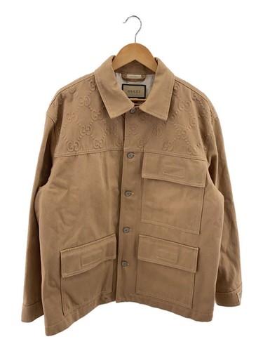 GUCCI Altro 24SS GG Dettagli Giacca Denim Biologico 48 Cotone 766128 con etichette