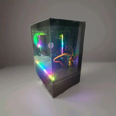  PC RYZEN5 5500 16G RAM Nvidia GT730 GPU 512G SSD  WiFi/BT Win 11 Pro ARGB - Image 1 of 4