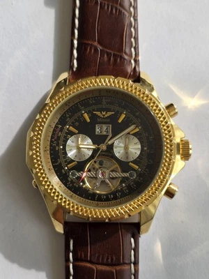 Minoir Rouen Day-Date Automatik 50mm Herrenuhr  - Bild 1 von 4